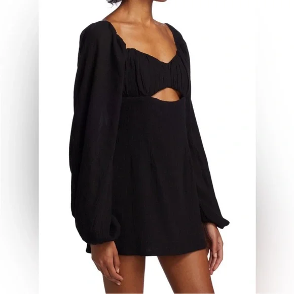 Rumer the label Camille minidress in black NWT - Picture 3 of 5
